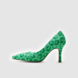 Kadın Leopar Stiletto [060147] 