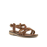 Kadın Düz Sandalet [060127] TABA, 40