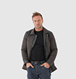 Erkek Kapitone Deri Mont [810015]