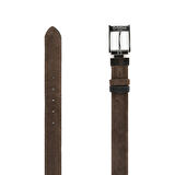 Erkek Çift Taraflı Spor Kemer [960044] KAHVE SÜET - LACİVERT SÜET, 130 CM
