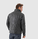 Erkek Hakim Yaka Deri Mont [810022]