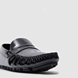 Erkek Loafer Ayakkabı[052054] SİYAH AÇMA, 43