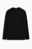 Bisiklet Yaka Siyah Sweatshirt