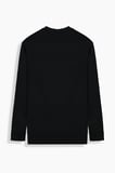 Bisiklet Yaka Siyah Sweatshirt