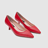 Kadın Stiletto Ayakkabı 7 Pont  [060066] KIRMIZI, 39