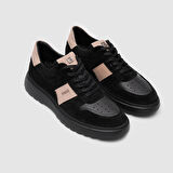 Erkek Spor Ayakkabı [052127] SİYAH - BEJ, 41