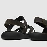 Erkek Düz Sandalet [052137] HAKİ YEŞİL, 43