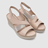 Kadın Dolgu Topuk Sandalet [060197]