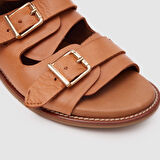 Kadın Gladyatör Sandalet [060208] KOKONAT, 39