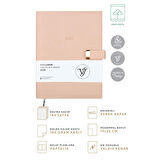 Victoria's Journals EXECUTIVE 2025 Haftalık Ajanda A4 19x25 cm Pudra 124-1408
