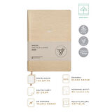Victoria's Journals Smyth 2025 Haftalık Ajanda A5 14x20,5 cm Gold 124-1427