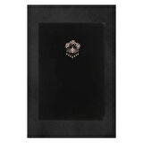 Victoria's Journals Bujo Süet A5 96 Yaprak Çizgili Defter Siyah 124-1640