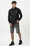 No Fear Orijinal Erkek Gömlek Siyah