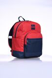 Gap GP03398 KIRMIZI -LACİVERT Unisex Sırt Çantası