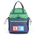 Benetton Laptop Bölmeli Okul Sırt Çantası 3 Bölmeli 03786
