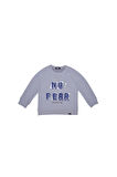 Erkek Çocuk Sweatshirt - Açık Gri | 7-8