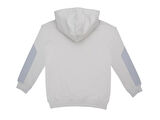 Erkek Çocuk Gri Kapüşonlu Sweatshirt