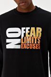 No Fear Erkek Sweatshirt Siyah M500260