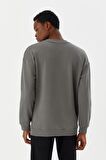 No Fear Erkek Sweatshirt Gri M500233