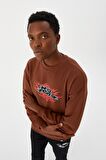 No Fear Erkek Sweatshirt Kahverengi M500242