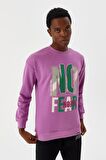 No Fear Erkek Sweatshirt Mor M500238