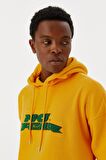 No Fear Erkek Sweatshirt Kapüşonlu Hardal M500243