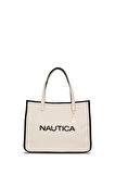 Nautica Kadın Omuz Çantası Bej-Siyah CN7251T