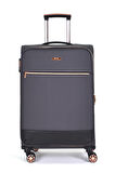 Fossil Ultra Light Kumaş Orta Boy Valiz Gri FSL027