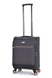 Fossil Ultra Light Kumaş Kabin Boy Valiz Gri FSL027