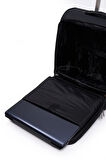 Elatae Macbook Air - Macbook Pro 15.6&16 İnç Uyumlu Laptop Bölmeli Kabin Boy Pilot Valiz Siyah PLTVLZ910