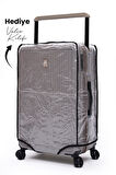 Elatae Vouge Exclusive Orta Boy Ultra Strong Valiz Vizon V10737