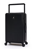 Elatae Vouge Exclusive Ultra Strong 2'li Valiz Seti Orta Boy - Kabin Boy Siyah V10737