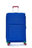 United Colors Of Benetton Ultra Light Kumaş Büyük Boy Valiz Sax BNT2800