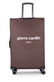 Pierre Cardin Büyük Boy Koruyucu Valiz Kılıfı Likralı