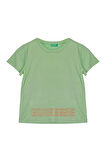 Kız Çocuk T-Shirt - Mint Yeşili | 6-7