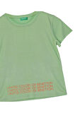 Kız Çocuk T-Shirt - Mint Yeşili | 6-7