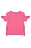 United Colors of Benetton Kız Çocuk Tshirt Bnt-g21303