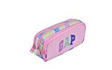 GAP Kalem Çantası Oval Üç Bölme Pembe 12803