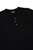 Erkek Çocuk Uzun Kol T-Shirt - Siyah | 8-9