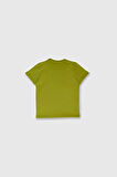 United Colors of Benetton Erkek Çocuk T shirt Yeşil BNT-B21821