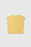 United Colors of Benetton Kız Çocuk T shirt Sarı BNT-G21766