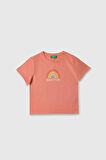 United Colors of Benetton Kız Çocuk T shirt K.Pudra BNT-G21814