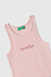Benetton Kız Çocuk Açık Pembe Atlet