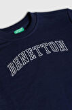 United Colors of Benetton Erkek Çocuk BNT-B23342 Sweatshirt Lacivert