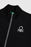 United Colors of Benetton Erkek Çocuk BNT-B23351 Sweatshirt Siyah