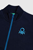 United Colors of Benetton Erkek Çocuk BNT-B23351 Sweatshirt Lacivert