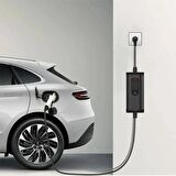 Mioji Mio 3.5kw/16A 2.4 LCD Ekran IP65 Suya Dayanıklı Taşınabilir Elektrikli Araç Şarj Cihazı