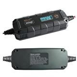 Mioji Mio 6000 6A 6V ve 12V Araba Şarj, Akü Bakım, Damlama Şarj Cihazı ve Motosiklet, ATV, Lityum ve Derin Döngülü Aküler için Kükürt Giderici Akıllı Araç Akü Şarj Cihazı