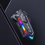 Mioji Mio 110 RGB 1000mAh IPX6 Motosiklet Kask Bluetooth Intercom Kulaklık
