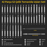 Mioji Mio PS49 500mAh 180r/dk 5 Kademeli 42 Parça Şarjlı Tornavida Seti